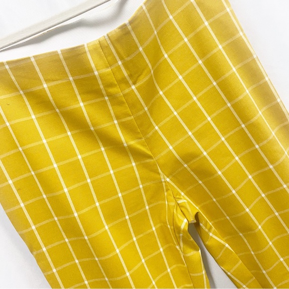 A New Day Yellow Checkered Skinny Ankle Pants - Picture 4 of 9